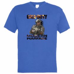 Чоловіча футболка з V-подібним вирізом Call of Duty: Modern Warfare - PrintSalon