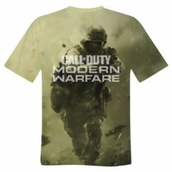 Мужская футболка 3D Call of Duty: MW and logo - PrintSalon