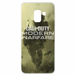 Чехол для Samsung A8 2018 Call of Duty: MW and logo - PrintSalon