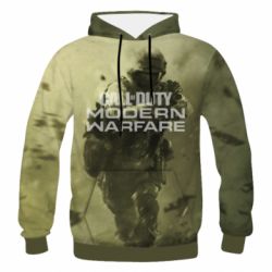 Мужское 3D худи Call of Duty: MW and logo - PrintSalon