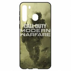 Чехол для Samsung A21 Call of Duty: MW and logo - PrintSalon