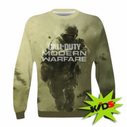 Детский 3D свитшот Call of Duty: MW and logo - PrintSalon