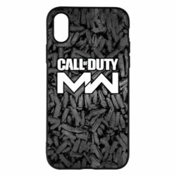 Чехол для iPhone X/Xs Call of Duty: MW in background bullets - PrintSalon