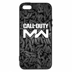 Чехол для iPhone5/5S/SE Call of Duty: MW in background bullets - PrintSalon
