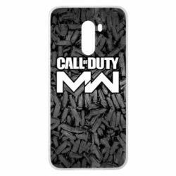 Чехол для Xiaomi Pocophone F1 Call of Duty: MW in background bullets - PrintSalon