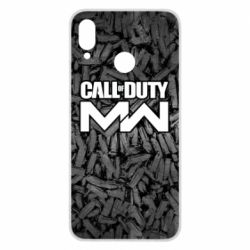 Чехол для Huawei P Smart Plus 2018 Call of Duty: MW in background bullets - PrintSalon