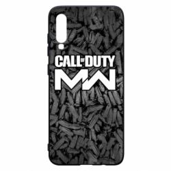 Чехол для Samsung A70 Call of Duty: MW in background bullets - PrintSalon