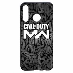 Чехол для Huawei P30 Lite Call of Duty: MW in background bullets - PrintSalon