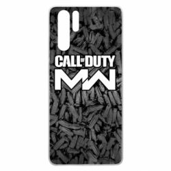 Чехол для Huawei P30 Pro Call of Duty: MW in background bullets - PrintSalon