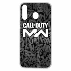 Чехол для Samsung M30 Call of Duty: MW in background bullets - PrintSalon