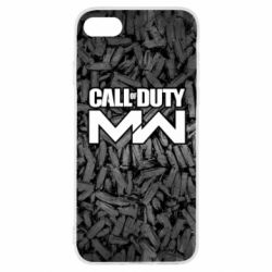 Чехол для iPhone SE 2020 Call of Duty: MW in background bullets - PrintSalon