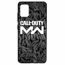 Чехол для Samsung A51 Call of Duty: MW in background bullets - PrintSalon