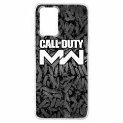Чехол для Oppo A74 4G Call of Duty: MW in background bullets - PrintSalon