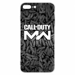 Чехол для iPhone 8 Plus Call of Duty: MW in background bullets - PrintSalon