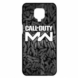 Чехол для Xiaomi Redmi Note 9S/9Pro/9Pro Max Call of Duty: MW in background bullets - PrintSalon