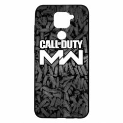 Чехол для Xiaomi Redmi Note 9/Redmi 10X Call of Duty: MW in background bullets - PrintSalon