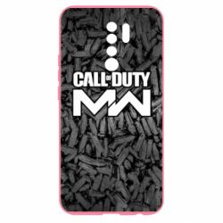 Чехол для Xiaomi Redmi 9 Call of Duty: MW in background bullets - PrintSalon