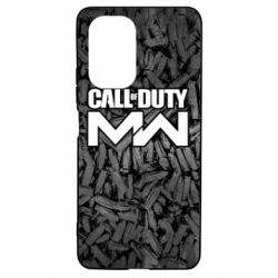 Чехол для Xiaomi Poco F3/K40 Call of Duty: MW in background bullets - PrintSalon