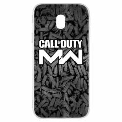 Чехол для Samsung J3 2017 Call of Duty: MW in background bullets - PrintSalon
