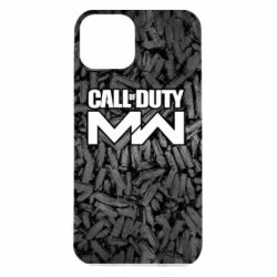 Чехол для iPhone 14 Call of Duty: MW in background bullets - PrintSalon