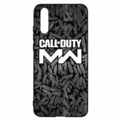 Чехол для Huawei P20 Call of Duty: MW in background bullets - PrintSalon