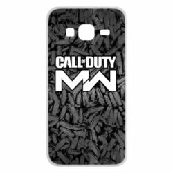 Чехол для Samsung J3 2016 Call of Duty: MW in background bullets - PrintSalon