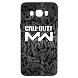 Чехол для Samsung J7 2016 Call of Duty: MW in background bullets - PrintSalon