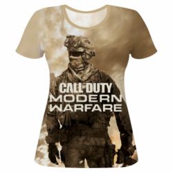 Женская футболка 3D Call of Duty new game - PrintSalon
