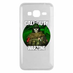 Чехол для Samsung J3 2016 Call of duty Warzone ghost green background - PrintSalon