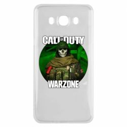 Чехол для Samsung J7 2016 Call of duty Warzone ghost green background - PrintSalon