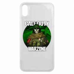 Чехол для iPhone Xs Max Call of duty Warzone ghost green background - PrintSalon