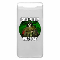 Чехол для Samsung A80 Call of duty Warzone ghost green background - PrintSalon