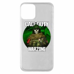 Чехол для iPhone 11 Call of duty Warzone ghost green background - PrintSalon