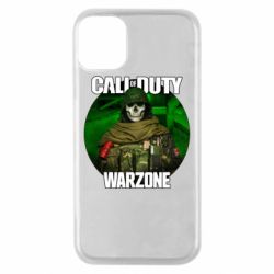 Чехол для iPhone 11 Pro Call of duty Warzone ghost green background - PrintSalon