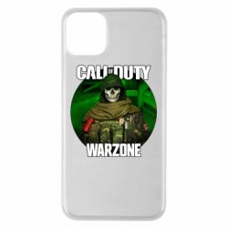 Чехол для iPhone 11 Pro Max Call of duty Warzone ghost green background - PrintSalon