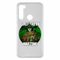 Чехол для Xiaomi Redmi Note 8 Call of duty Warzone ghost green background - PrintSalon