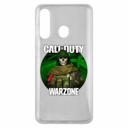 Чехол для Samsung M40 Call of duty Warzone ghost green background - PrintSalon