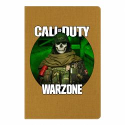Блокнот Call of duty Warzone ghost green background - PrintSalon