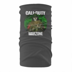 Бандана Call of duty Warzone ghost green background - PrintSalon