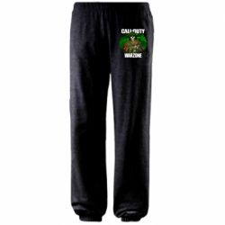 Штаны Call of duty Warzone ghost green background - PrintSalon