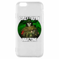 Чехол для iPhone 6/6S Call of duty Warzone ghost green background - PrintSalon
