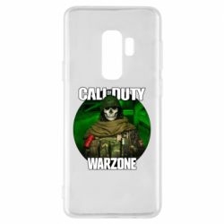 Чехол для Samsung S9+ Call of duty Warzone ghost green background - PrintSalon