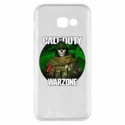 Чехол для Samsung A5 2017 Call of duty Warzone ghost green background - PrintSalon
