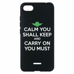 Чехол для Xiaomi Redmi 6A Calm you shall keep - PrintSalon