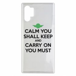 Чехол для Samsung Note 10 Plus Calm you shall keep - PrintSalon