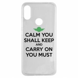 Чехол для Xiaomi Redmi Note 7 Calm you shall keep - PrintSalon