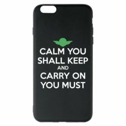 Чехол для iPhone 6 Plus/6S Plus Calm you shall keep - PrintSalon