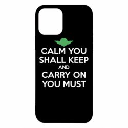 Чехол для iPhone 12 Pro Calm you shall keep - PrintSalon