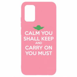 Чехол для Samsung A02s/M02s Calm you shall keep - PrintSalon