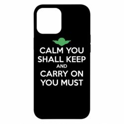 Чехол для iPhone 12 Pro Max Calm you shall keep - PrintSalon